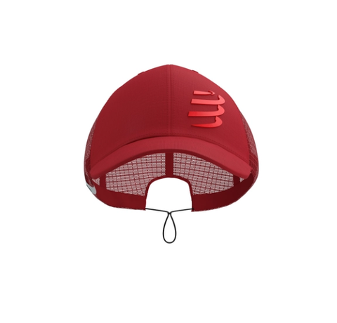  Nón Chạy Bộ Compressport Racing Trucker Cap - Samba Red 