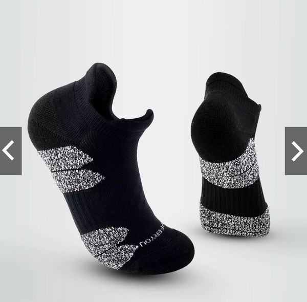  Tất/Vớ Cổ Ngắn Upper You Light Cushion SPM2006 - Đen 