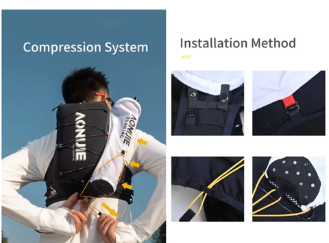  Túi Đựng Gậy Aonijie E4433 Trail Running - White 