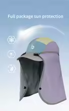  Mũ Che Gáy Chống Nắng Map Brother M3060 - Đen 