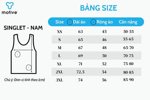  Áo Singlet Chạy Bộ Nam Motive SLM108 - Trắng/Cam 