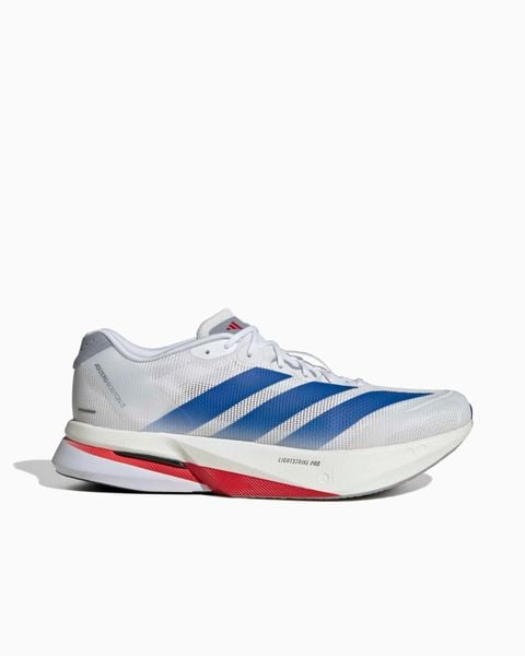  Giày Chạy Bộ Nam ADIDAS Adizero Boston 13 -  White/Royal Blue/Halo Silver 