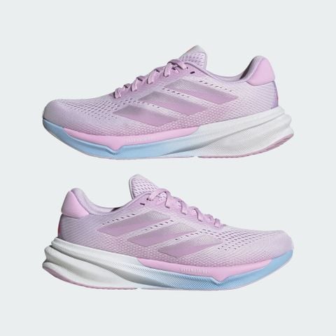  Giày Chạy Bộ Nữ ADIDAS Supernova Stride 2 - Ice Lavender/ Bliss Lilac/ Lucid Red 