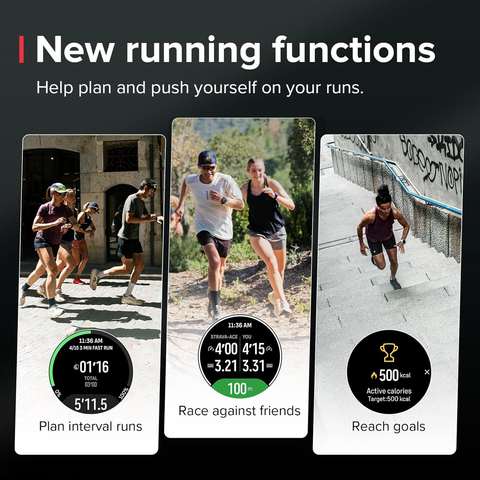  Đồng Hồ GPS Suunto Run Viền Thép 46mm, Dây Đeo Nylon - Frost Gray 