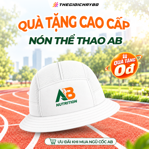  Combo Pro Ngũ Cốc Giòn Cao Đạm AB Protein 8 hũ x 260g – Mix 3 Vị + Tặng Nón AB 