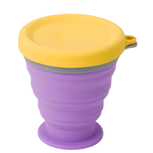  Cốc Du Lịch Gấp Gọn Silicon Msquare - Tím 