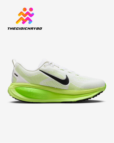  Giày Chạy Bộ Nam Nike Vomero 18 Road Running - White/Electric Green/Volt/Black 