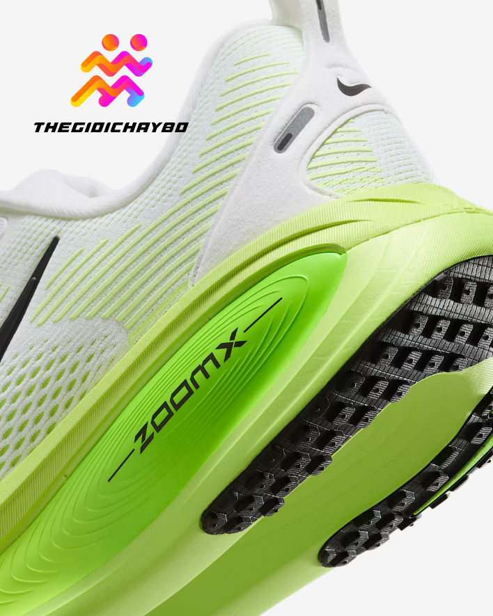  Giày Chạy Bộ Nam Nike Vomero 18 Road Running - White/Electric Green/Volt/Black 