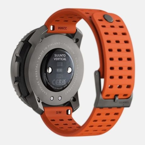  Đồng Hồ GPS Suunto Vertical Solar Viền Titanium Đen 49mm, Dây Silicone - Canyon 