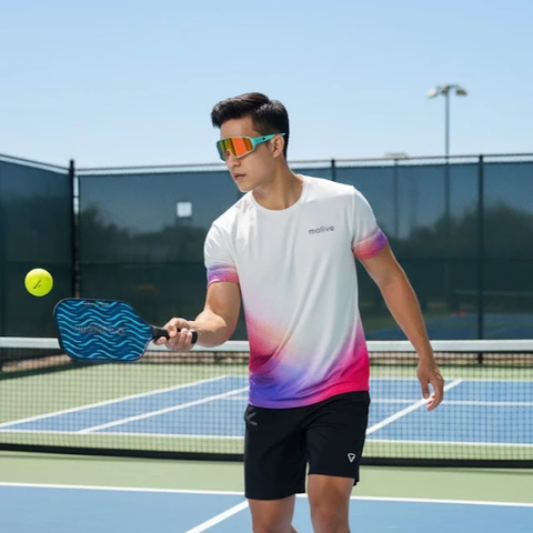  Áo Thể Thao Nam Motive T-SHIRT PICKBALL TM116 - White 