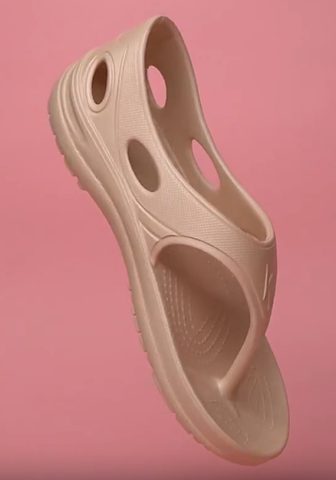  Dép Chạy Bộ Có Quai Goya Sandal Plus - Trắng Kem 