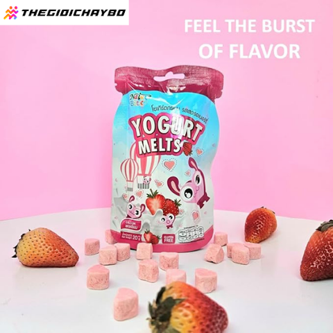  Sữa Chua Sấy Yogurt Royal-D - Vị Dâu (HÀNG TẶNG) 