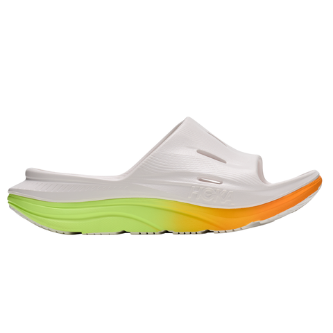  Dép Phục Hồi Unisex HOKA Ora Recovery Slide 3 - White / Neon Yuzu 