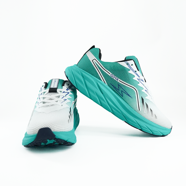  Giày Chạy Bộ Goya Plus V1-Màu Trắng Xanh Ngọc 