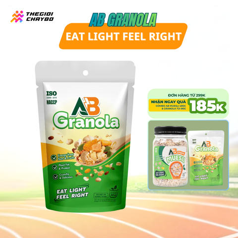  Túi Ngũ Cốc AB Granola Daily (80g) Tiện Lợi - Dừa Nhiệt Đới 