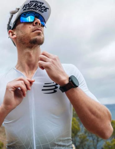  Nón Chạy Bộ Compressport Visor Ultralight - Black/White 