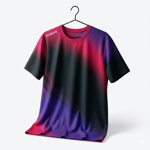  Áo Thun Thể Thao Chạy Bộ Nam Nữ T-Shirt Motive TM116 - Đen 