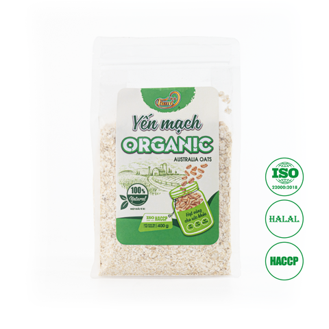  Yến Mạch Hữu Cơ Cán Vỡ Faminuts - Túi 700g 