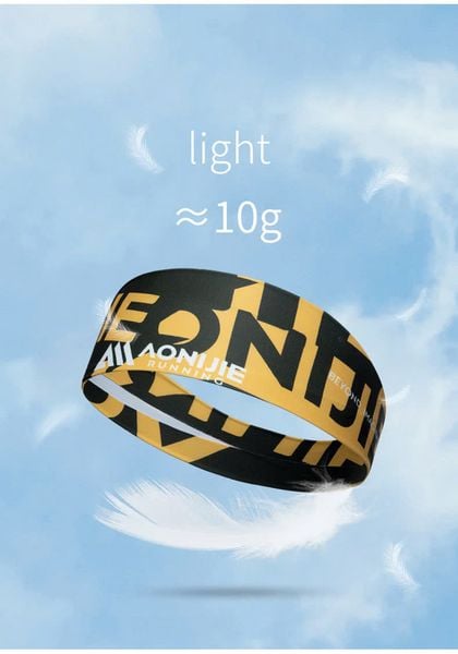Băng Đô Thể Thao Aonijie E4431 Thấm Hút Tốt, Siêu Mỏng Nhẹ - Yellow/Black