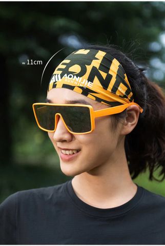  Băng Đô Thể Thao Aonijie E4431 Thấm Hút Tốt, Siêu Mỏng Nhẹ - Yellow/Black 
