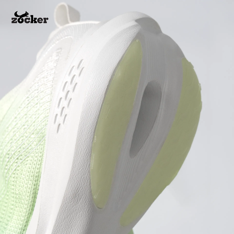  Giày chạy bộ Zocker Speed Light Gen 2 Full Carbon - Trắng Xanh 