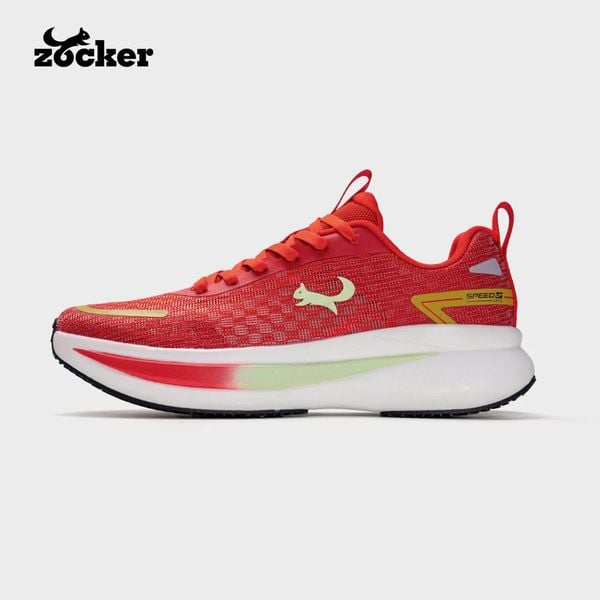 Giày Chạy Bộ Zocker Speed Up Gen 2 - Đỏ 