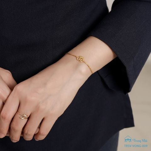 Lắc tay chủng tự Om vàng ( TRSV VONG 009 )