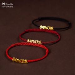 Charm vạn dặm bình an -  Om mani padme hum vàng TRSV CHARM 002