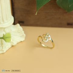 Nhẫn vàng chủng tự Om ( Tĩnh Tại ) TRSV NHAN 002