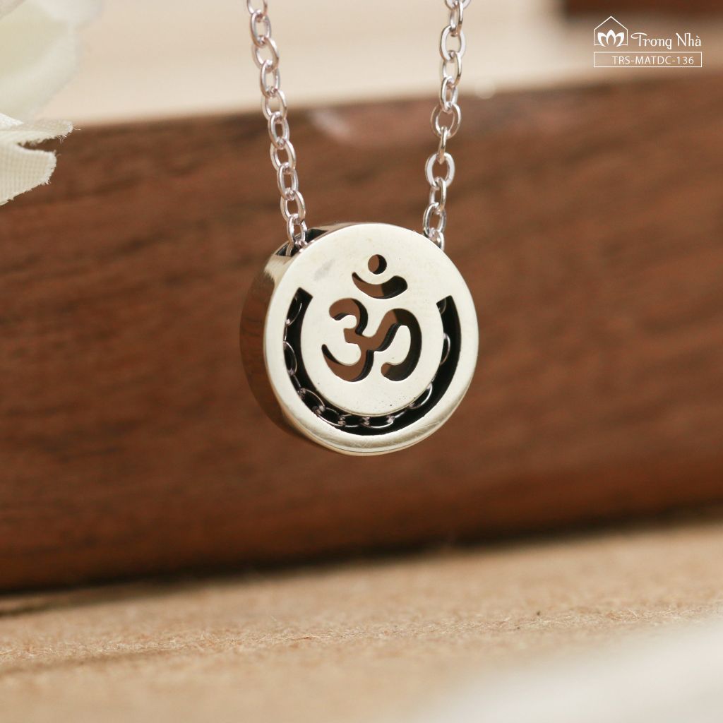 Dây chuyền bạc chữ OM dòng chảy An Yên (TRS MATDC 136)