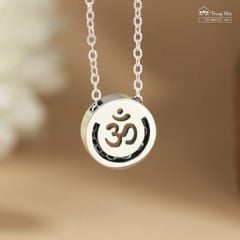 Dây chuyền bạc chữ OM dòng chảy An Yên (TRS MATDC 136)