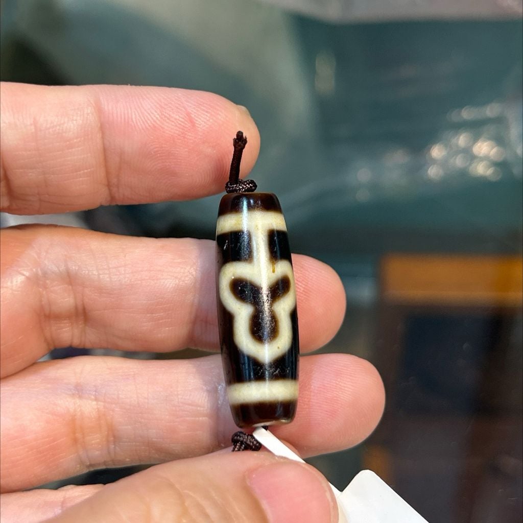 Dzi 2 mắt ( CHARM DZI 002)