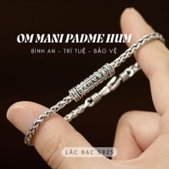 Lắc bạc Om mani padme hum ( TRS VONG 170 )