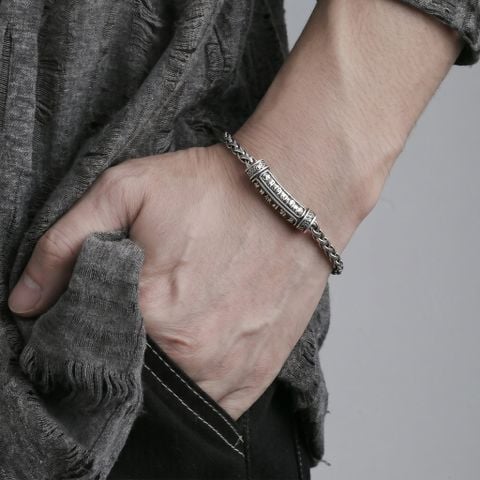 Lắc bạc Om mani padme hum ( TRS VONG 170 )