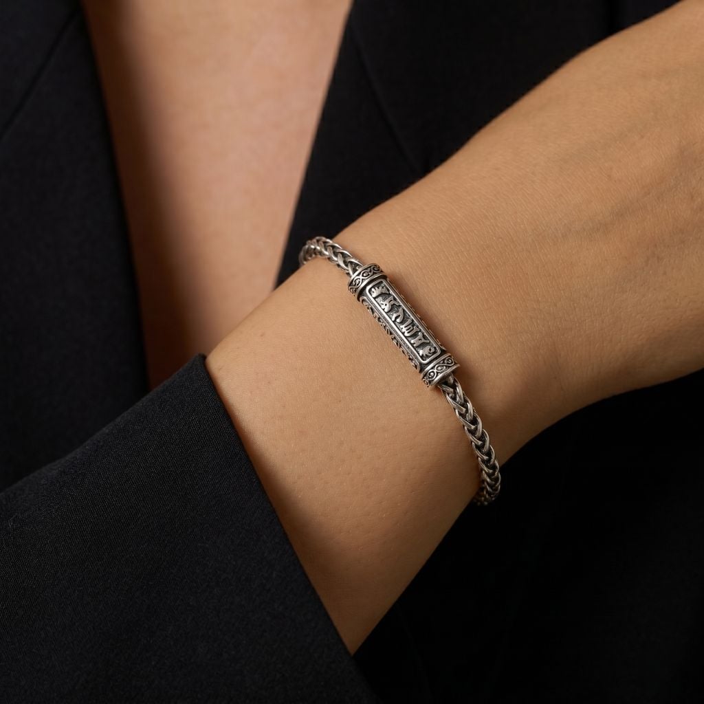 Lắc bạc Om mani padme hum ( TRS VONG 170 )