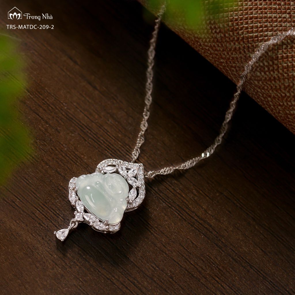 Mặt dây chuyền ngọc Ngài Phật Di Lặc ( MATDC 209 )
