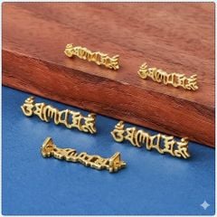 Charm vạn dặm bình an -  Om mani padme hum vàng TRSV CHARM 002