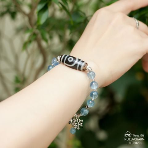 Dzi 2 mắt ( CHARM DZI 002)