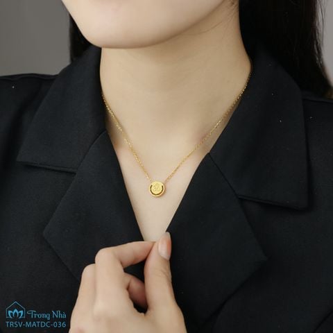 Dây chuyền Vàng chủng tự Om Kim Tiền (TRSV MATDC 096)