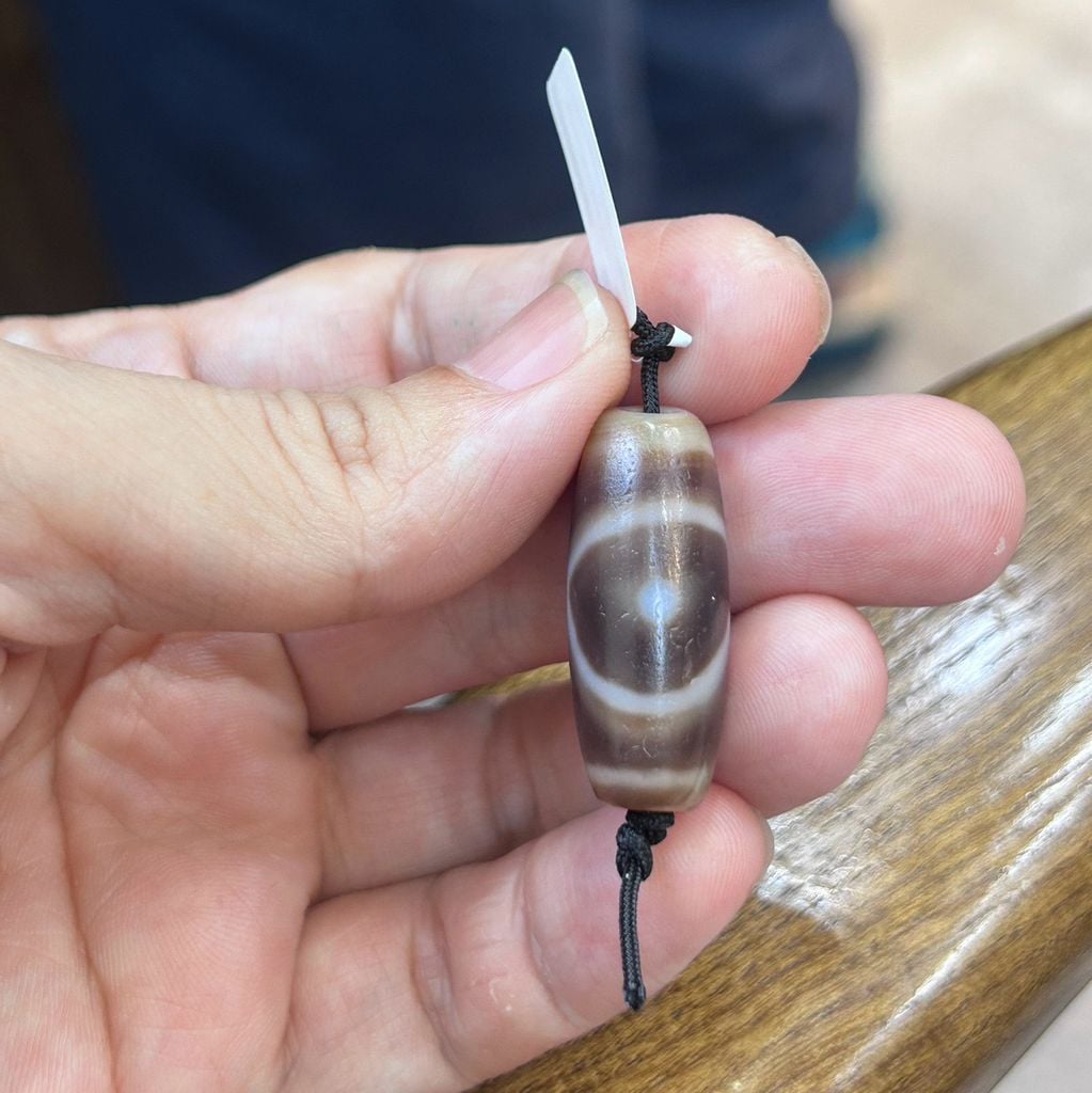 Dzi 2 mắt ( CHARM DZI 002)