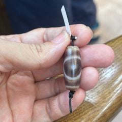 Dzi 2 mắt ( CHARM DZI 002)