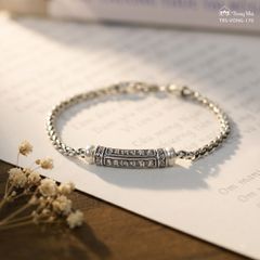 Lắc bạc Om mani padme hum ( TRS VONG 170 )