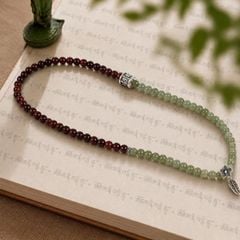 Vòng cuốn 3 tử đàn và ngọc hoà điền ( TRS VHM 511 )