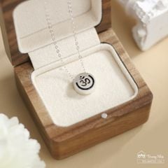 Dây chuyền bạc chữ OM dòng chảy An Yên (TRS MATDC 136)