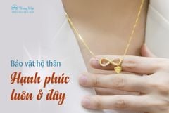 Mặt dây chuyền Hạnh Phúc Luôn Ở Đây (TRSV MATDC 020 )