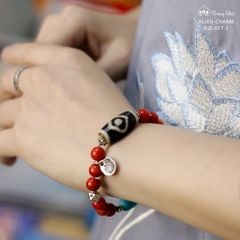 Dzi 2 mắt ( CHARM DZI 017 )