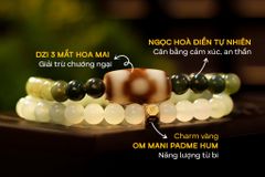 Dzi 3 mắt (DZI 012)