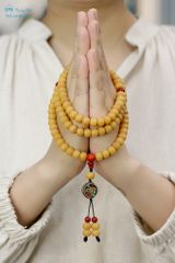 Tràng hạt bồ đề khắc chú Om Mani Padme Hum ( TRS VHM 531 )