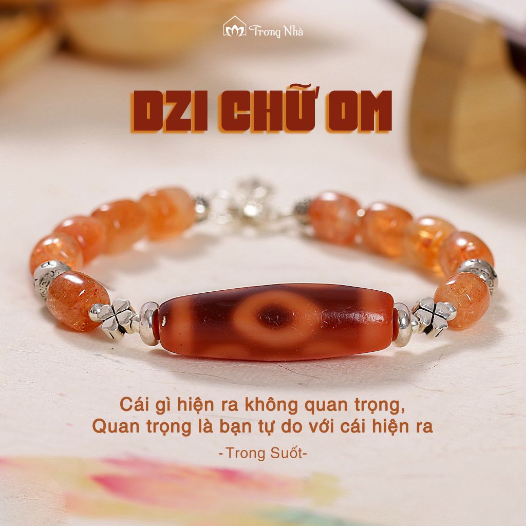 Dzi chữ Om ( Dzi 001 )