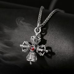 Mặt dây chuyền Chày kim cang đôi đính đá ( MATDC 221 )